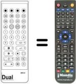 Comandos à distância equivalente MFB 01