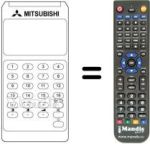 Comandos à distância equivalente NON TEXT