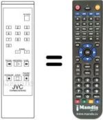 Comandos à distância equivalente PQ 10181 B-1