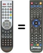 Comandos à distância equivalente Vestel 26830 IDTV