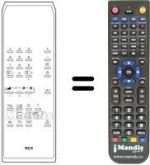 Comandos à distância equivalente RC 5