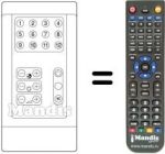 Comandos à distância equivalente RC IV 12 FACH