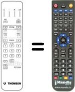 Comandos à distância equivalente Hifivox 72 DF 68 LN