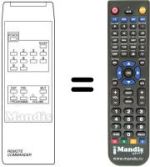 Comandos à distância equivalente CTV 2101