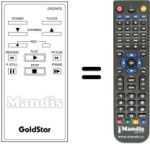 Comandos à distância equivalente LG RL 42 E