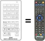 Comandos à distância equivalente Sony KV-2207 UB