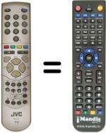Comandos à distância equivalente JVC PD 42D30 S