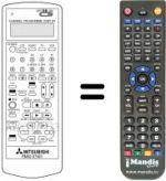 Comandos à distância equivalente RM 82-37901
