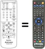 Comandos à distância equivalente RM M30V-57601