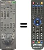 Comandos à distância equivalente Sony SLV-E 300