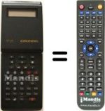 Comandos à distância equivalente Grundig GV-201 VPT