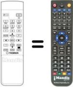 Comandos à distância equivalente VIDEOCRYPT II