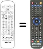 Comandos à distância equivalente 1AV0U10B09701