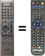 Comandos à distância equivalente Sanyo CE 27LC4 C