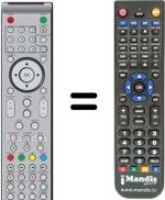 Comandos à distância equivalente Sunstech TL-XRI2280 HD