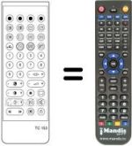 Comandos à distância equivalente TC 153
