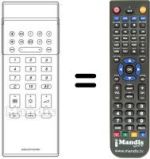 Comandos à distância equivalente TC 358