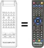 Comandos à distância equivalente TELECOMPUTER