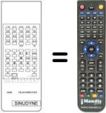 Comandos à distância equivalente TELECOMPUTER 5520