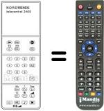 Comandos à distância equivalente TELECONTROL 2400