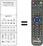 Comandos à distância equivalente TELECONTROL 2436