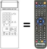 Comandos à distância equivalente TM 40
