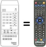 Comandos à distância equivalente TNQ 8E 0413