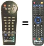 Comandos à distância equivalente TRC 901