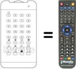 Comandos à distância equivalente TELECOMPUTER TRD