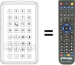 Comandos à distância equivalente TELECOMPUTER 99-16