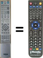 Comandos à distância equivalente DRH-5000