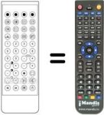 Comandos à distância equivalente UKV 504