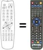 Comandos à distância equivalente UKV 910
