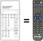 Comandos à distância equivalente UNIVERSUM 9589672