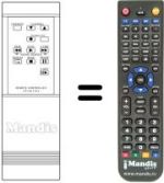 Comandos à distância equivalente VT-RM 110 E