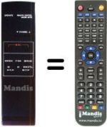 Comandos à distância equivalente WCR 870