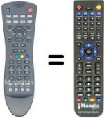 Comandos à distância equivalente Vestel STM 300 HD