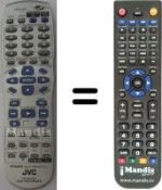 Comandos à distância equivalente JVC DR-M 1 SL