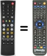 Comandos à distância equivalente Kathrein UFS 910 HD