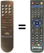 Comandos à distância equivalente Pace DSR 600
