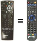 Comandos à distância equivalente Hifivox DTH 3300
