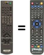 Comandos à distância equivalente Sony DVP-NS 930
