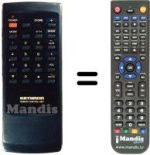 Comandos à distância equivalente Kathrein UFD 85
