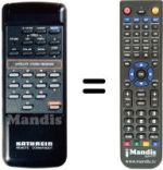 Comandos à distância equivalente Kathrein UFD 90 B (1 / 2 SCART)