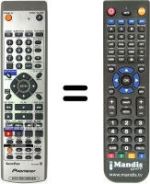 Comandos à distância equivalente Pioneer DVR 3100 S