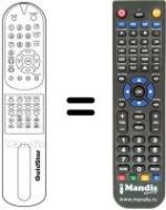 Comandos à distância equivalente LG 105-224V
