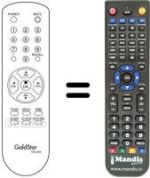 Comandos à distância equivalente LG 105-230A