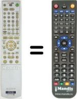 Comandos à distância equivalente Sony RDR-HX900