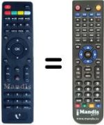 Comandos à distância equivalente Hisense LTDN24W12EU