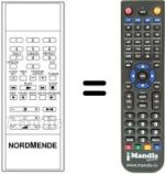 Comandos à distância equivalente NordMende V1005M